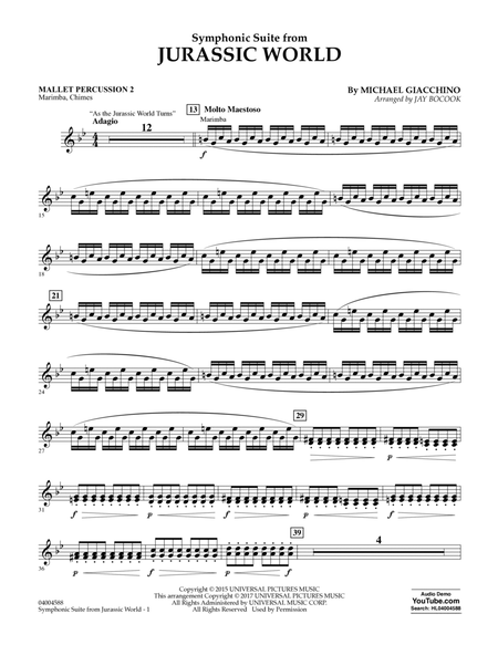 Jurassic World (Symphonic Suite) - Mallet Percussion 2