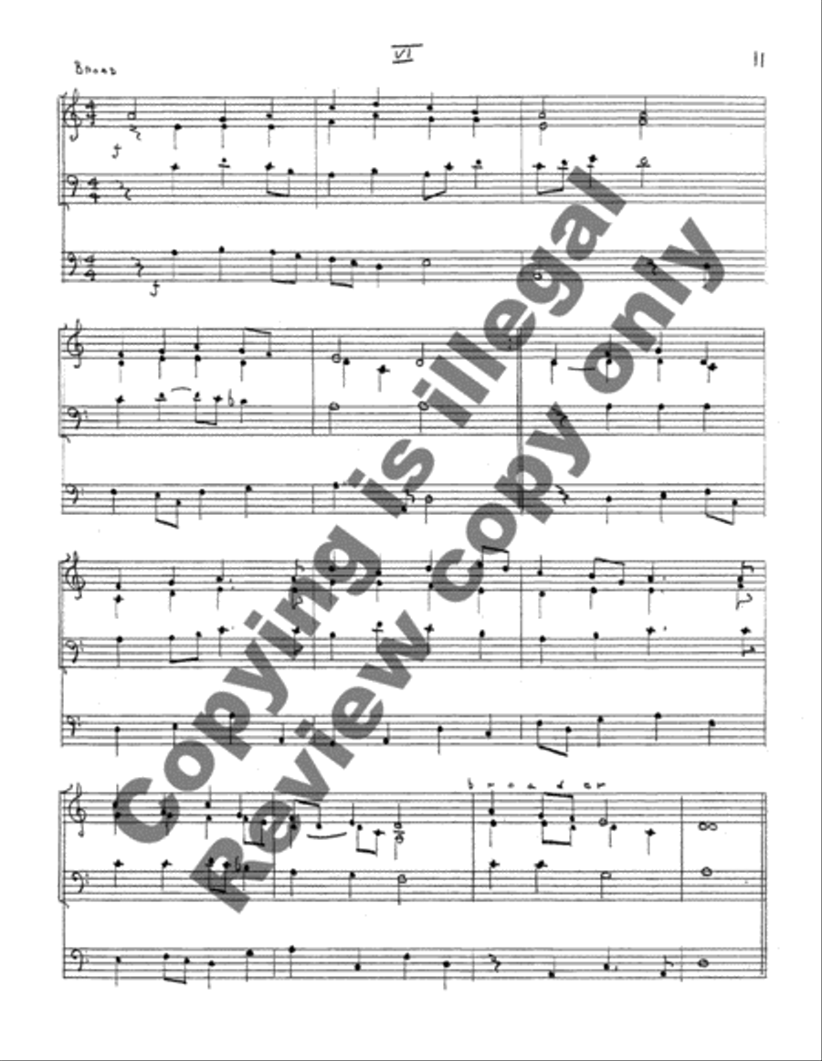 Christ Jesus Lay in Death's Strong Bands Organ scores gallery preview page 10