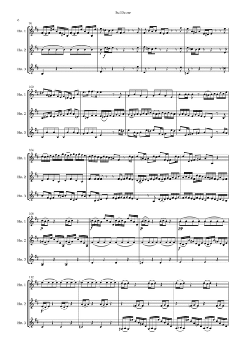 Brandenburg Concerto No. 3 in G major, BWV 1048 1st Mov. (J.S. Bach) for Horn in F Trio image number null