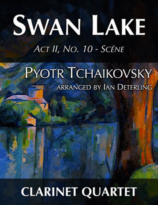 Book cover for Swan Lake (for Clarinet Quartet)