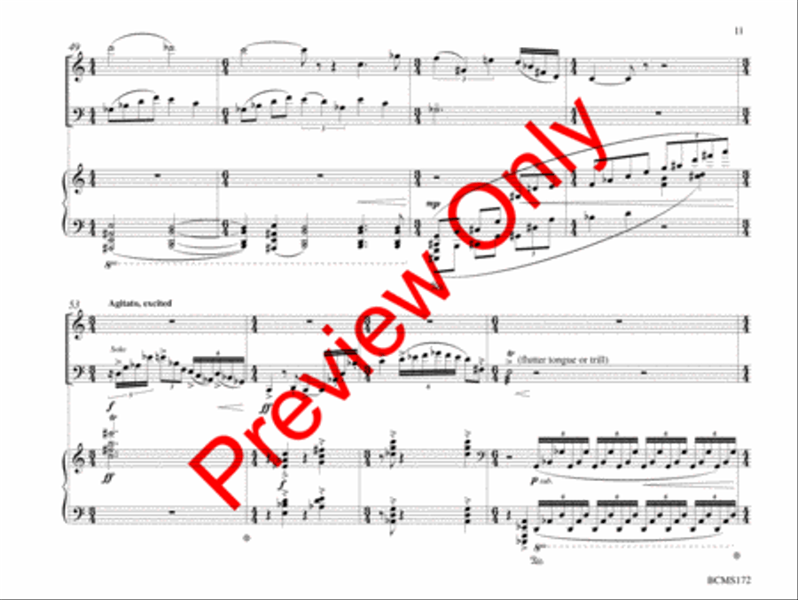 Journey Toward the Eternal Flame Bassoon scores gallery preview page 12
