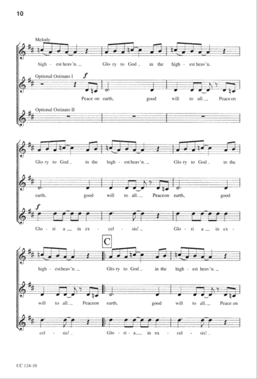 Christmas Time Singers Edition Unison Choir scores gallery preview page 12