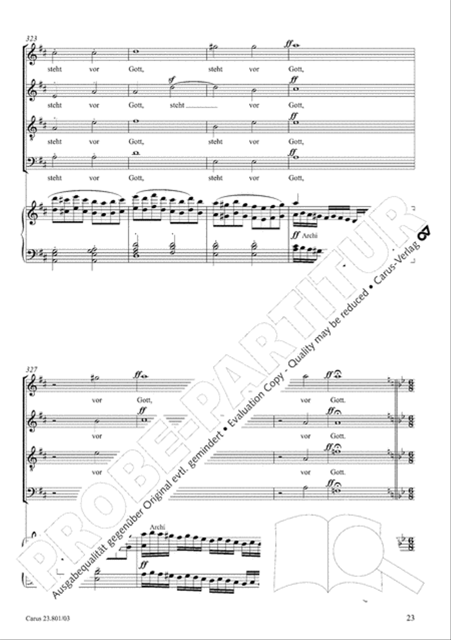 Symphony No. 9, Op. 125 - Finale (Choral Symphony) 4-Part scores gallery preview page 24