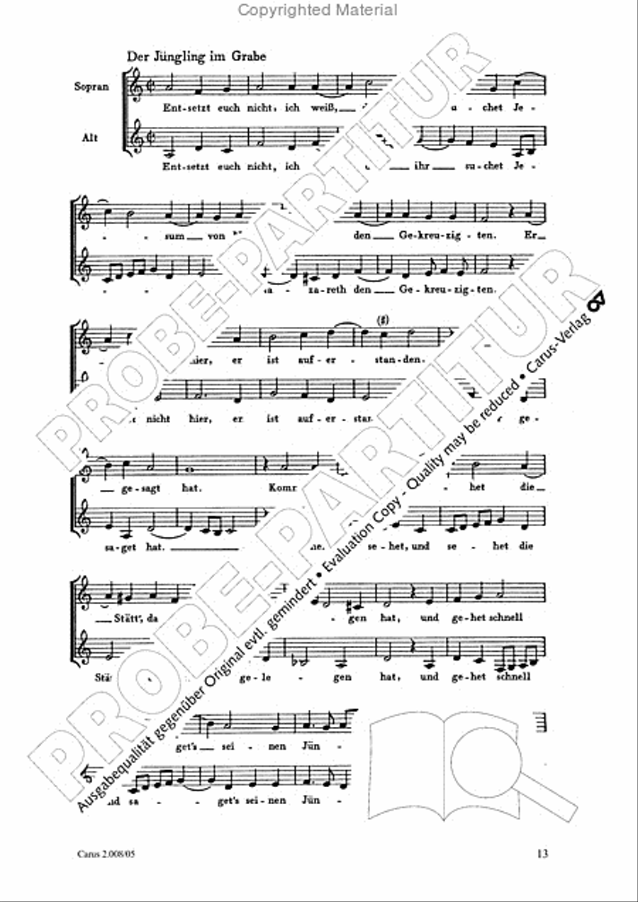 Auferstehungs-Historie SSAATB scores gallery preview page 14