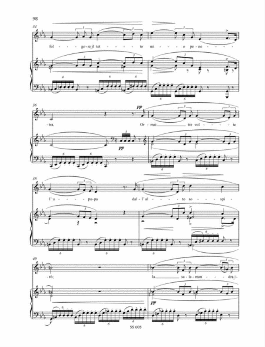 Re dell'abisso, affrettati Voice scores gallery preview page 3