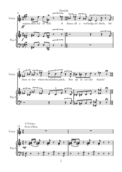 Bees a-zwarmen (for mezzo-soprano and piano)