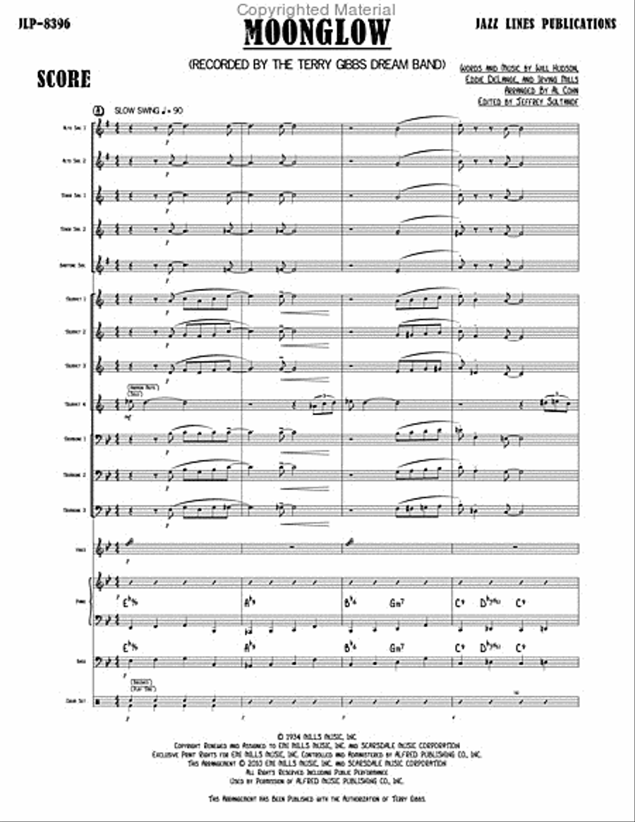 Moonglow Big Band scores gallery preview page 4