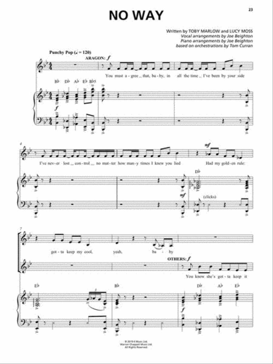 Six: The Musical Voice scores gallery preview page 8