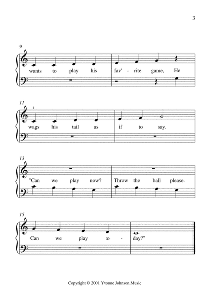 Fun & Easy - 5 Easy Piano Pieces With Lyrics Beginner - Level 1 image number null