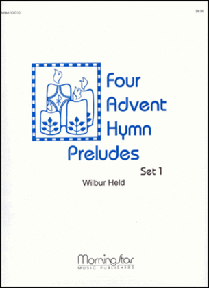Book cover for Four Advent Hymn Preludes, Set 1