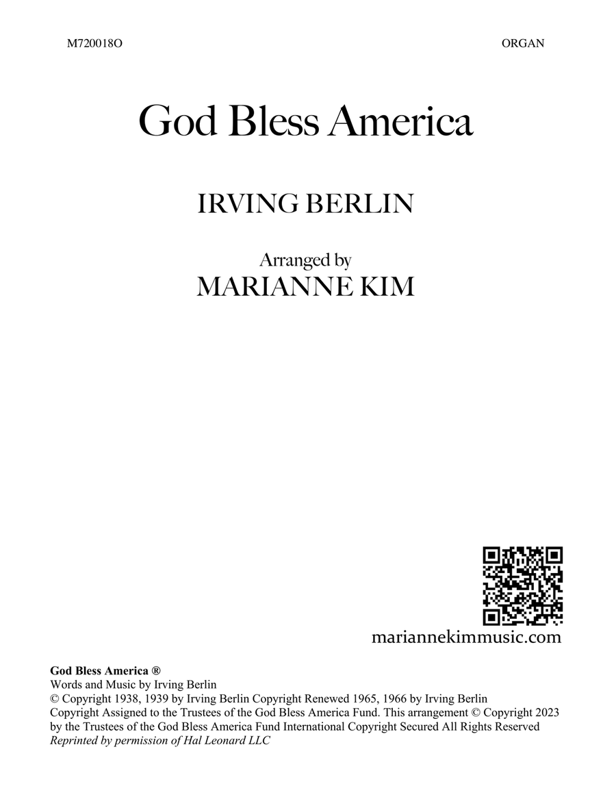 Book cover for God Bless America ®