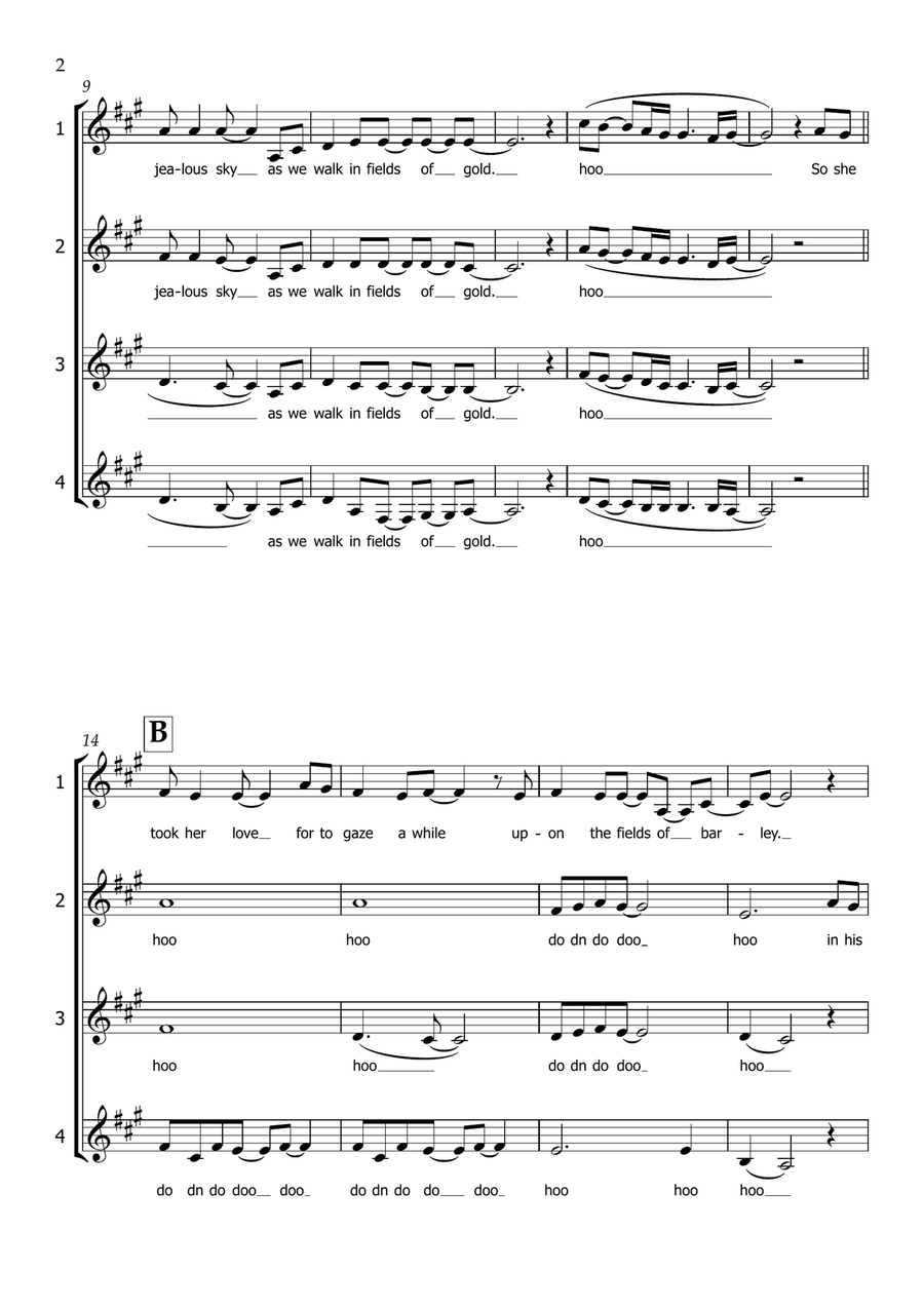 Fields Of Gold Fields Of Gold SSAA scores gallery preview page 2