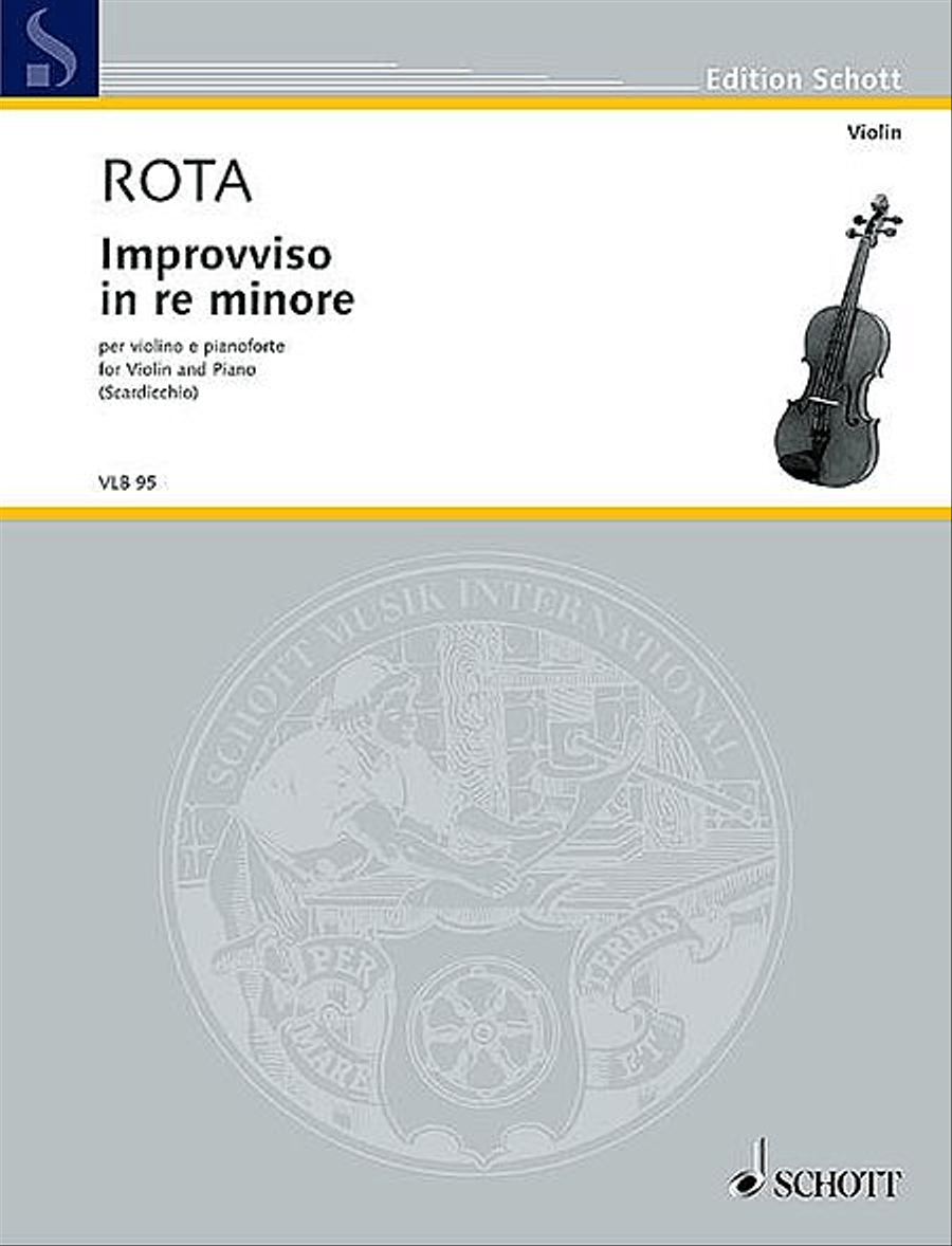 Improviso in D minor Violin Solo scores gallery preview page 1