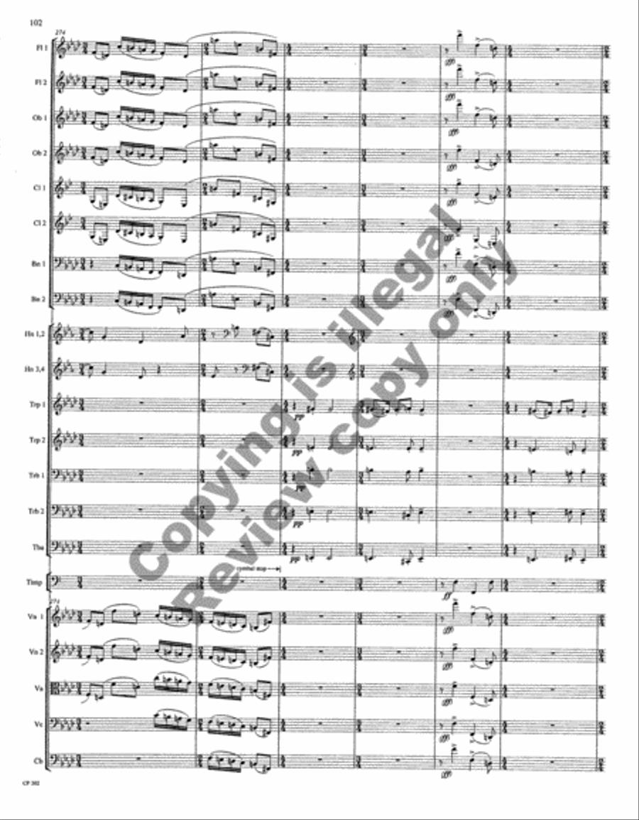 Symphony No. 1 Full Orchestra scores gallery preview page 204