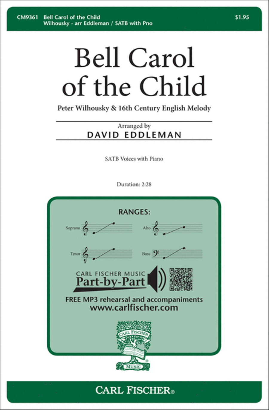 Bell Carol of the Child Bell Carol of the Child 4-Part scores gallery preview page 1