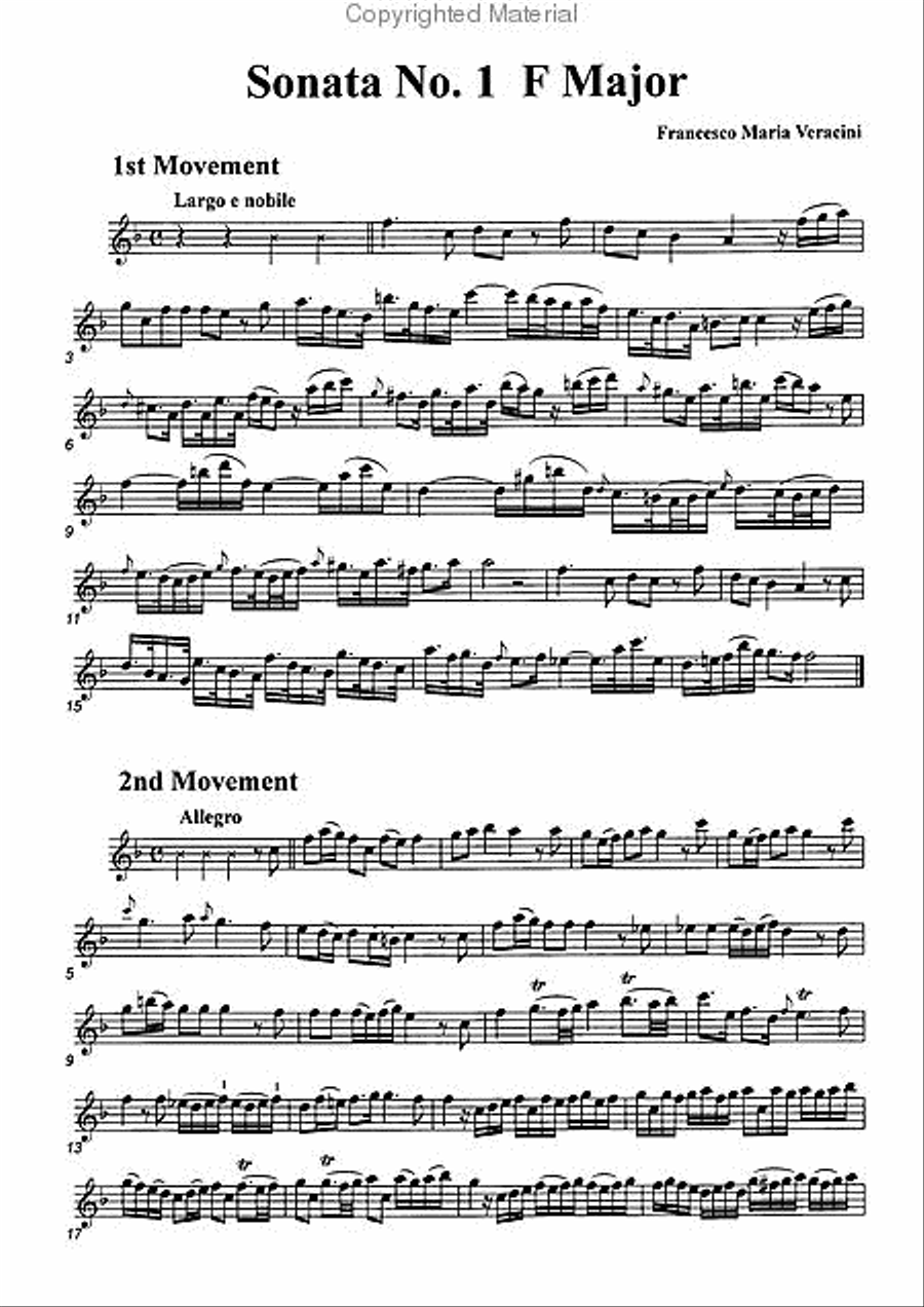 Sonata No. 1 in F Major