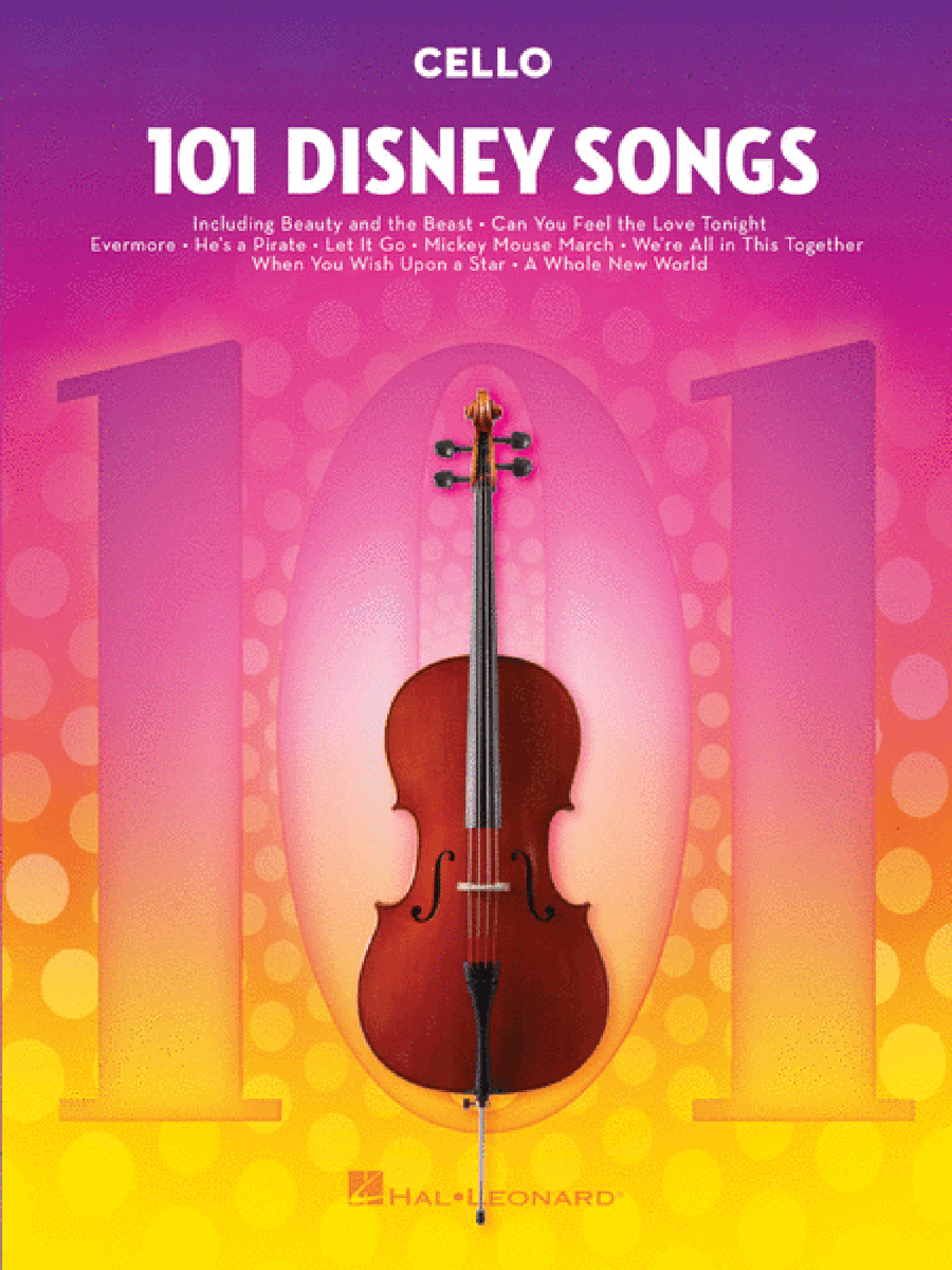 101 Disney Songs 101 Disney Songs Cello scores gallery preview page 1
