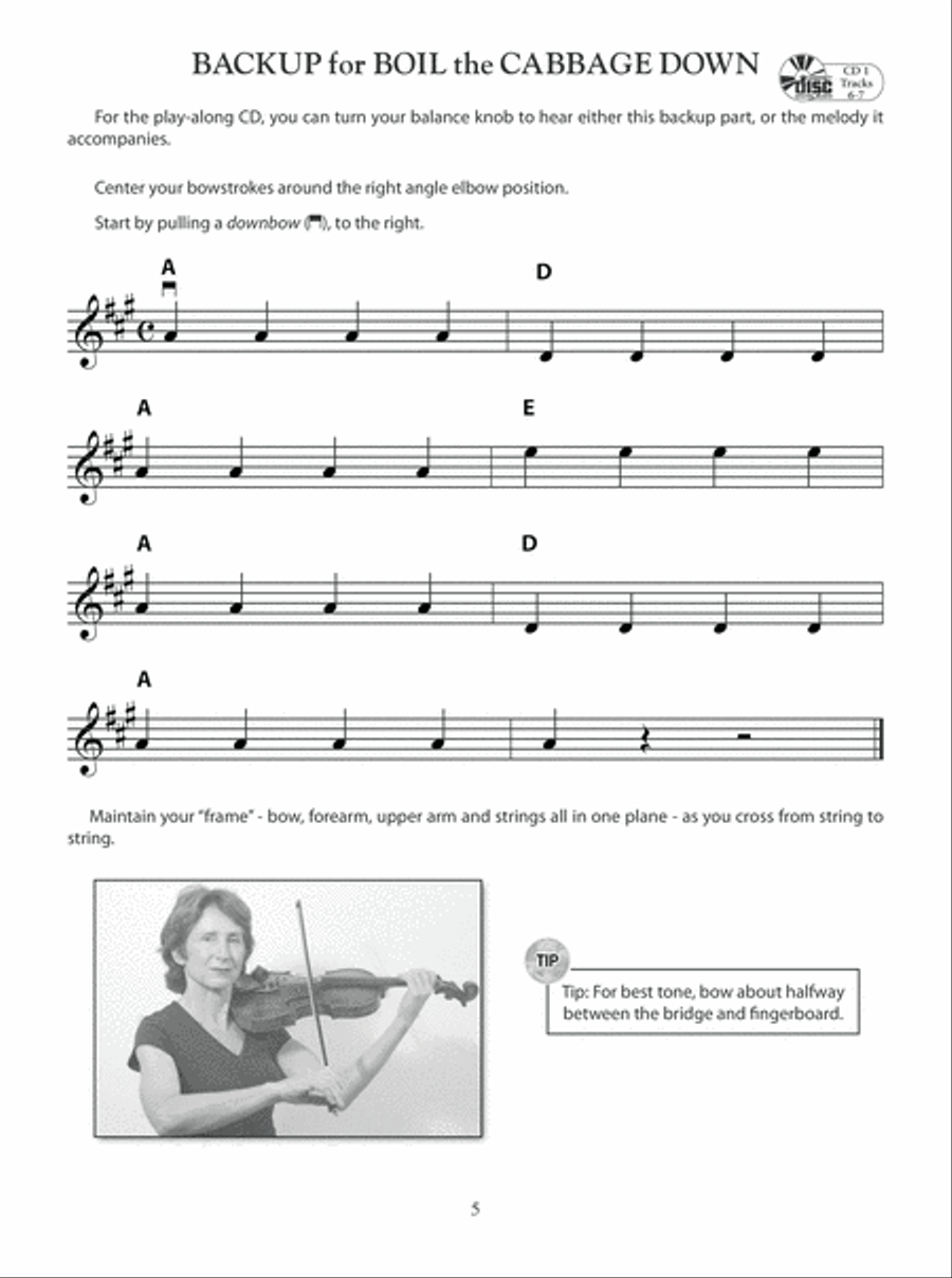 Modern Fiddling Method Grade 1 Violin scores gallery preview page 6