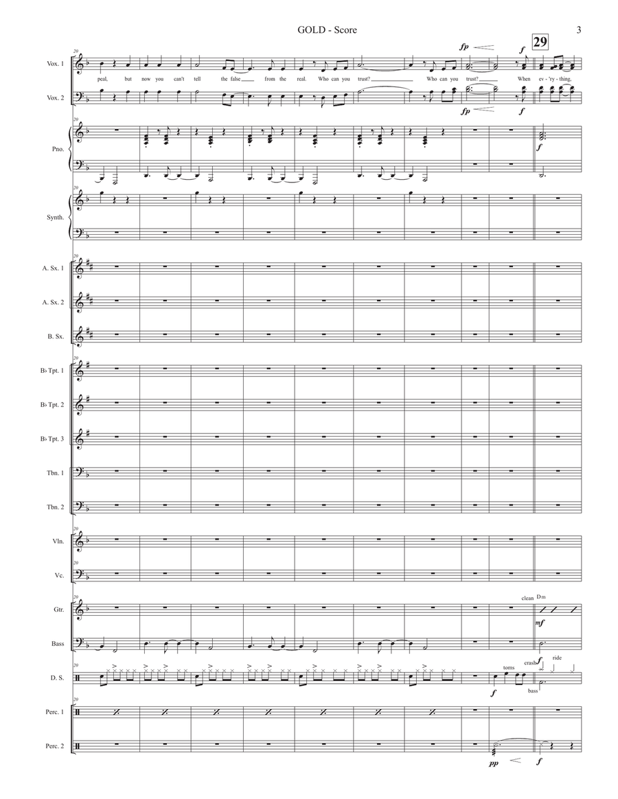 Gold Gold 4-Part scores gallery preview page 3