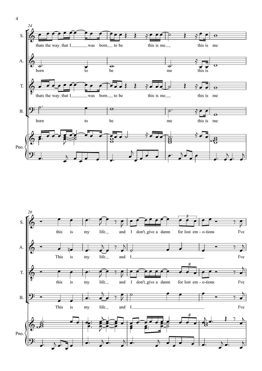This Is My Life Small Ensemble scores gallery preview page 4