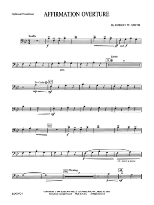 Affirmation Overture: 2nd Trombone