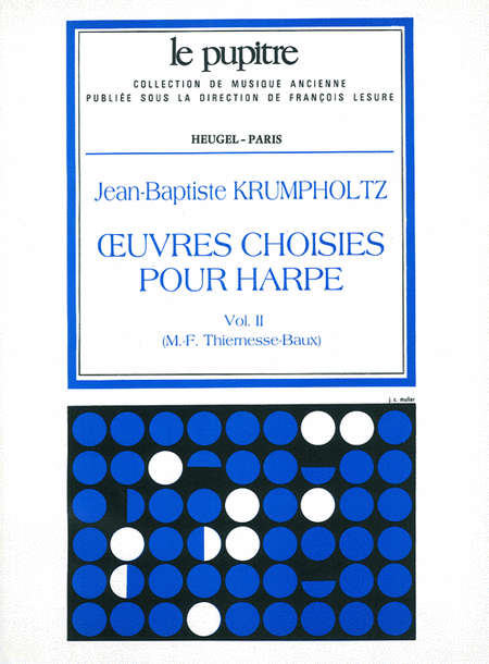 Oeuvres Choisies Pour Harpe Volume 2 (lp64)