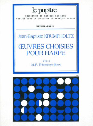 Book cover for Oeuvres Choisies Pour Harpe Volume 2 (lp64)