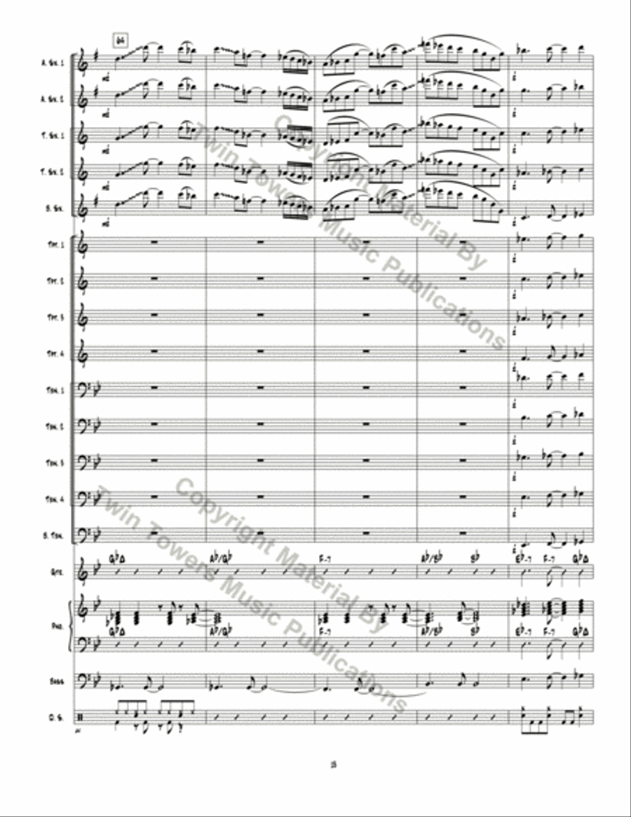 Slipstream Jazz Ensemble scores gallery preview page 14