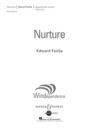 Book cover for Nurture - Conductor Score (Full Score)