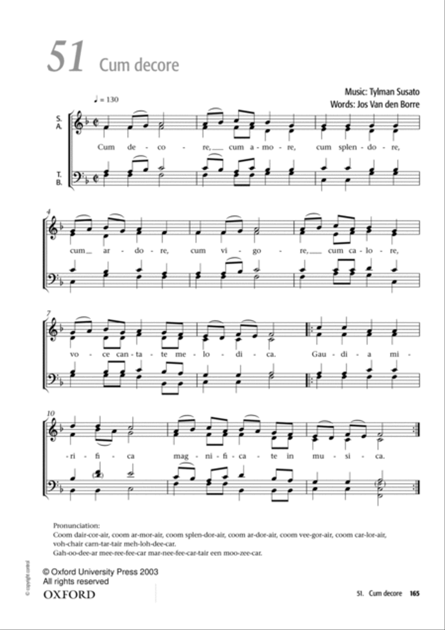 Voiceworks 2 4-Part scores gallery preview page 13