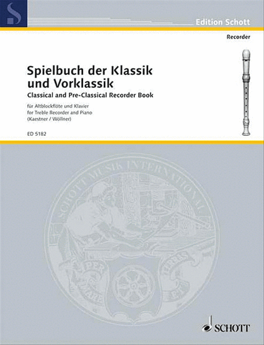 Classical and Pre-Classical Alto Recorder scores gallery preview page 1