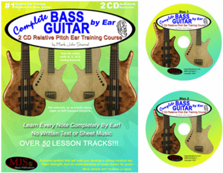 Complete Bass Guitar By Ear - 2 CD Relative Pitch Ear Training Course