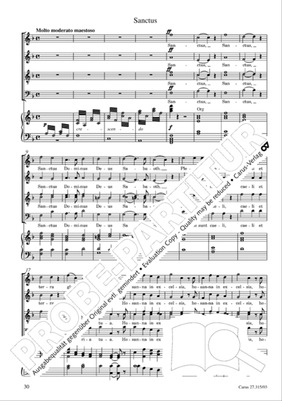 Requiem in C major Requiem in C major 4-Part scores gallery preview page 31