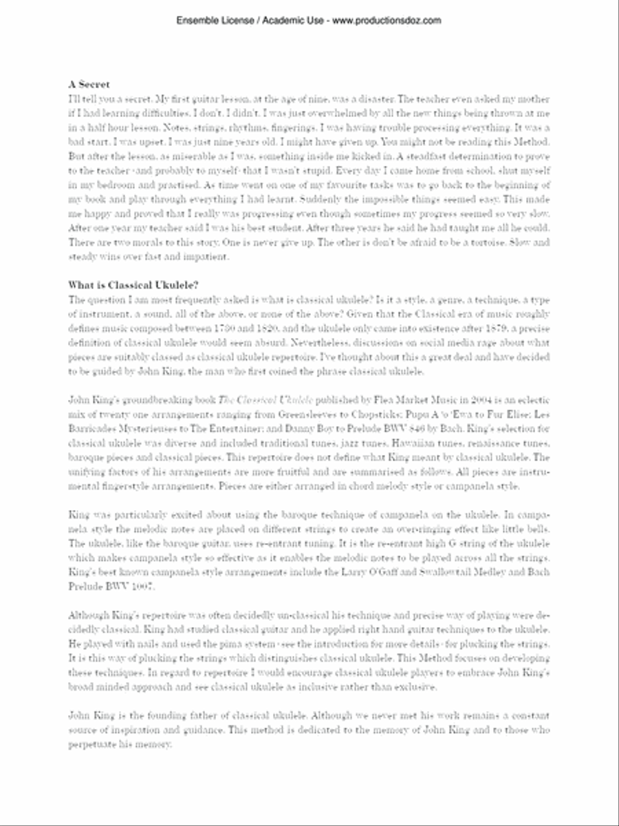 The Classical Ukulele Method Ukulele scores gallery preview page 3