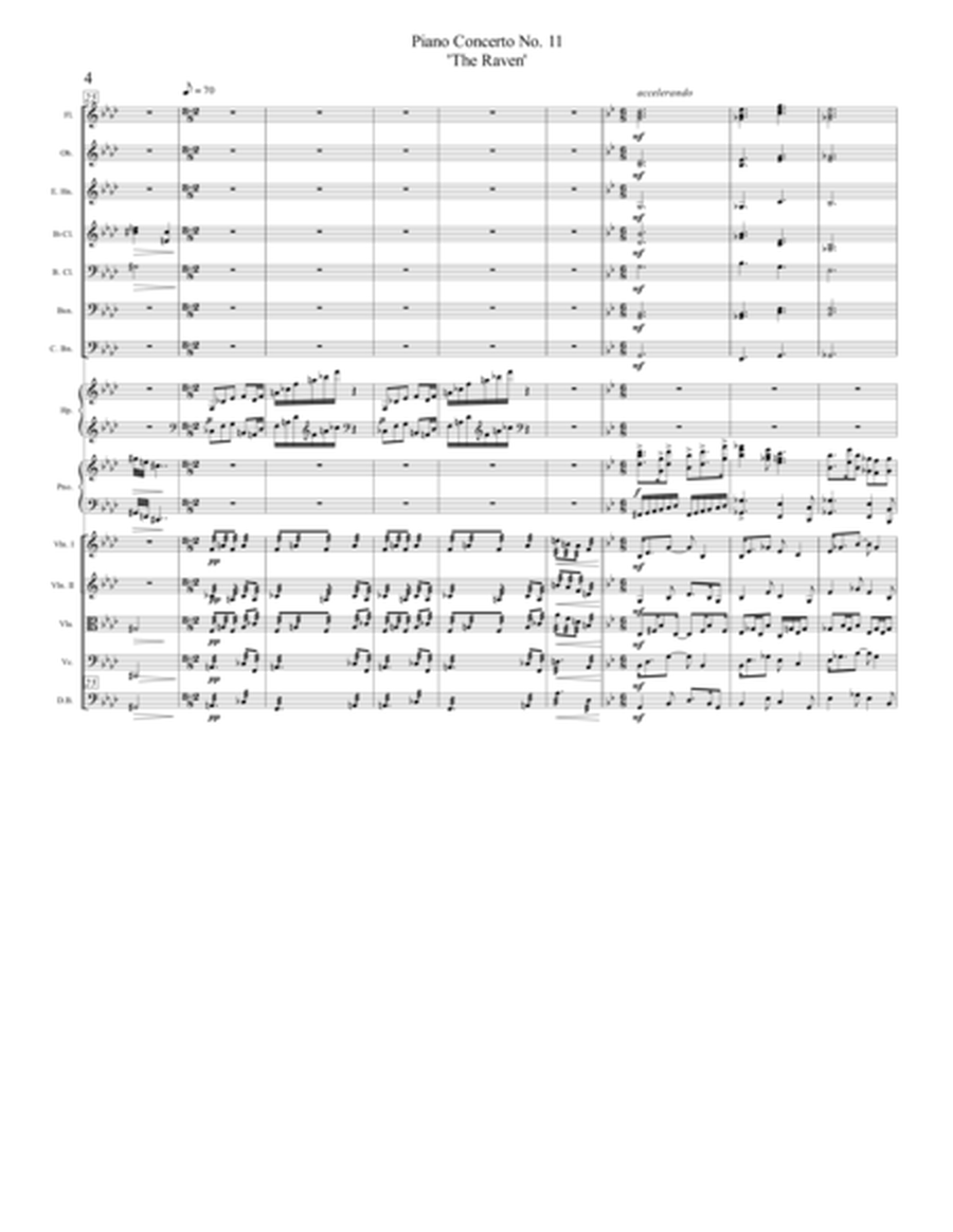 Piano Concerto No. 11 - 'The Raven' (score only)