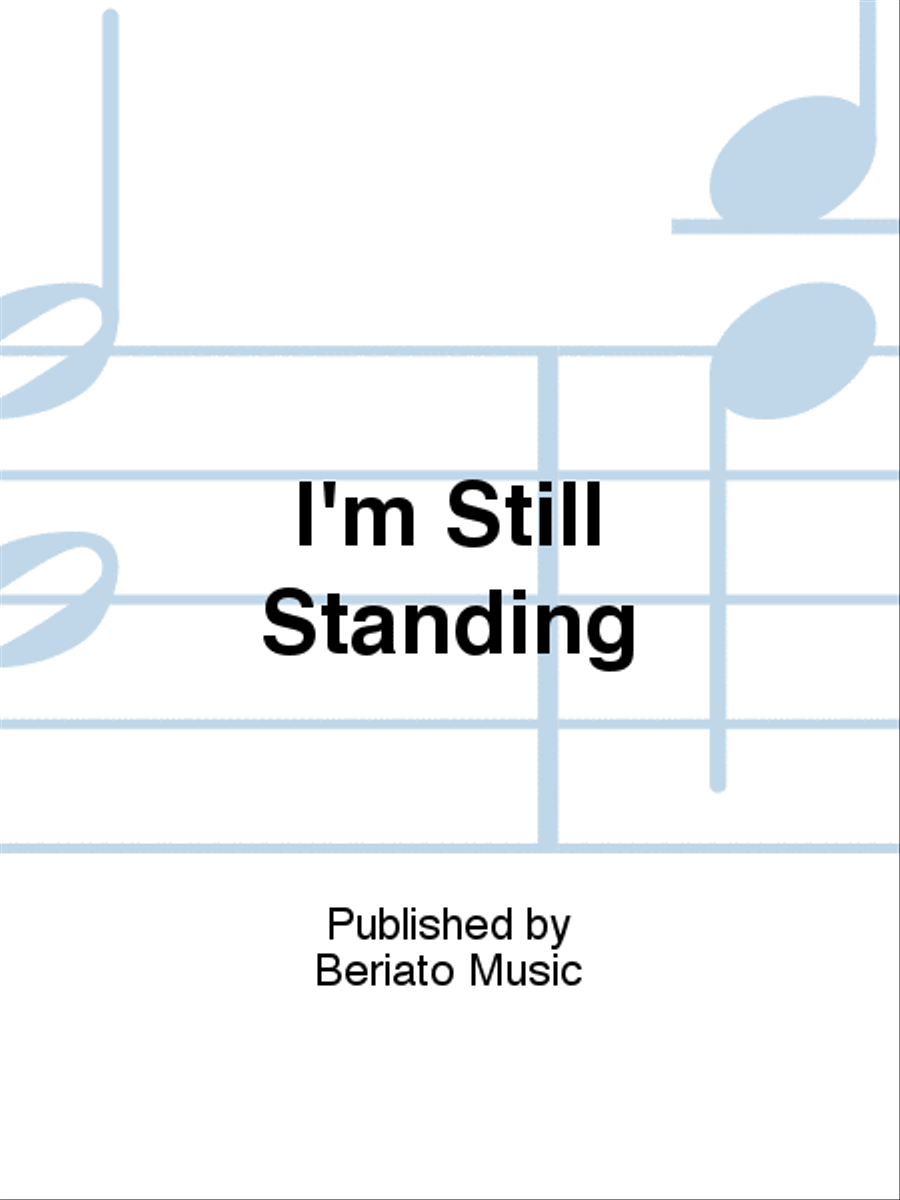 I'm Still Standing Piano, Vocal, Guitar scores gallery preview page 1