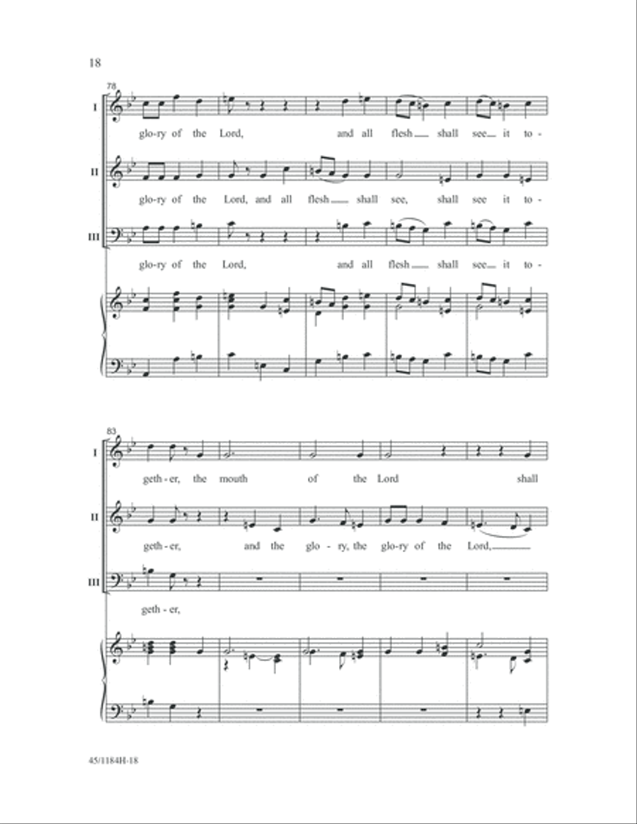 Messiah Messiah 3-Part scores gallery preview page 18