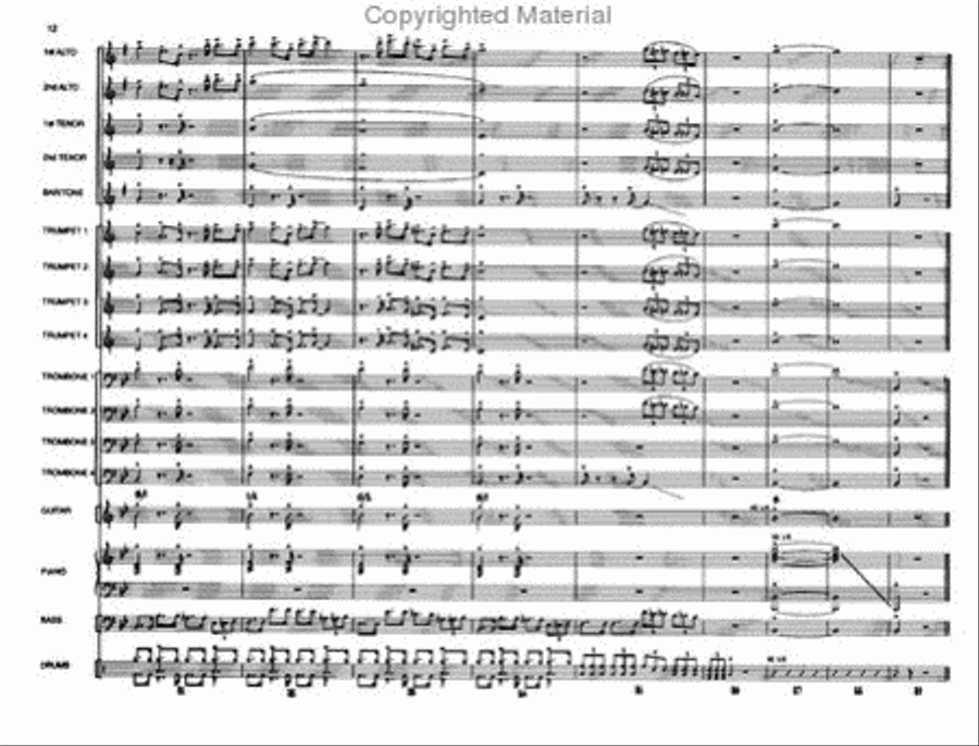 Down At Duke's Place Down At Duke's Place Jazz Ensemble scores gallery preview page 12