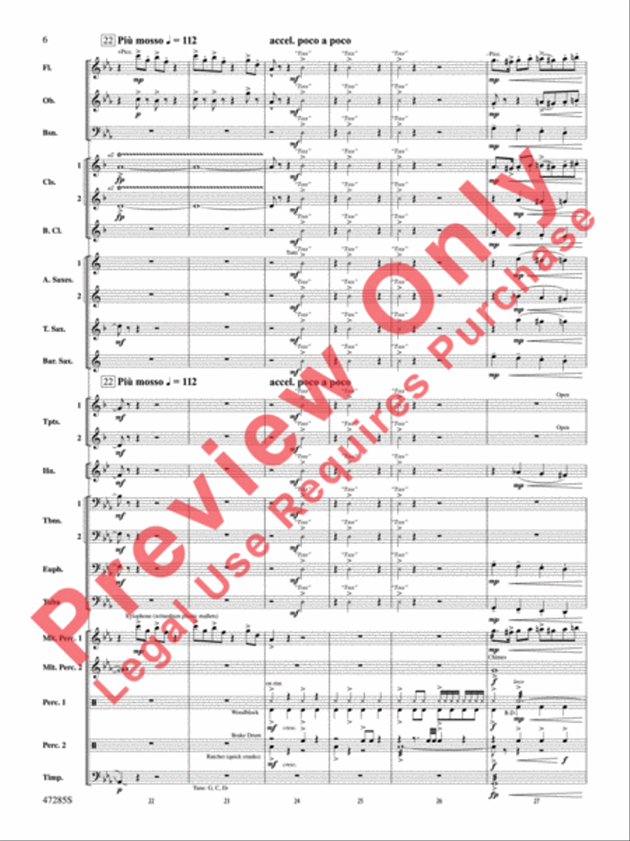 Extraordinary Machines of Clockwork and Steam Concert Band scores gallery preview page 7
