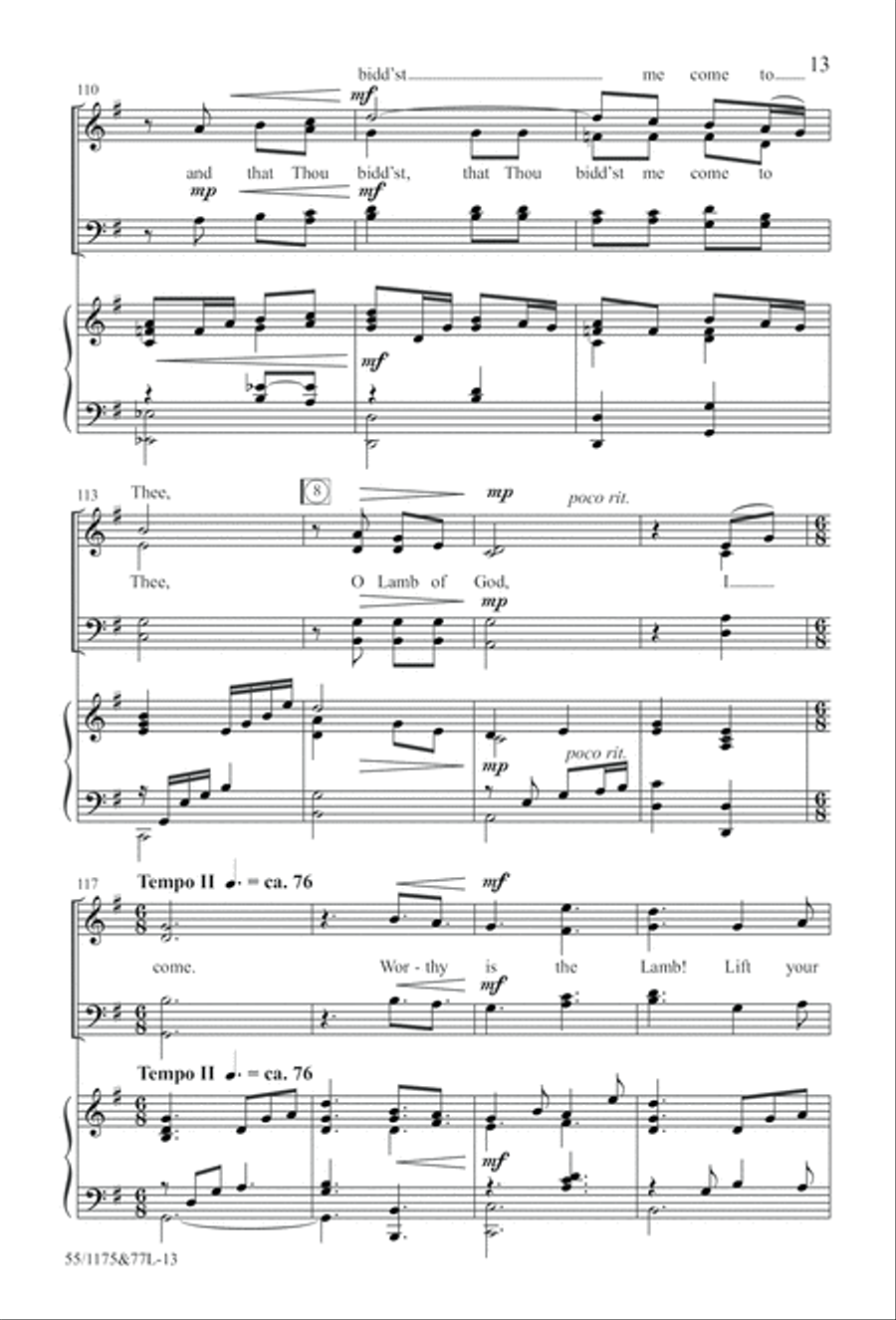 Behold the Lamb! Behold the Lamb! 4-Part scores gallery preview page 14