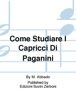Come Studiare I Capricci Di Paganini
