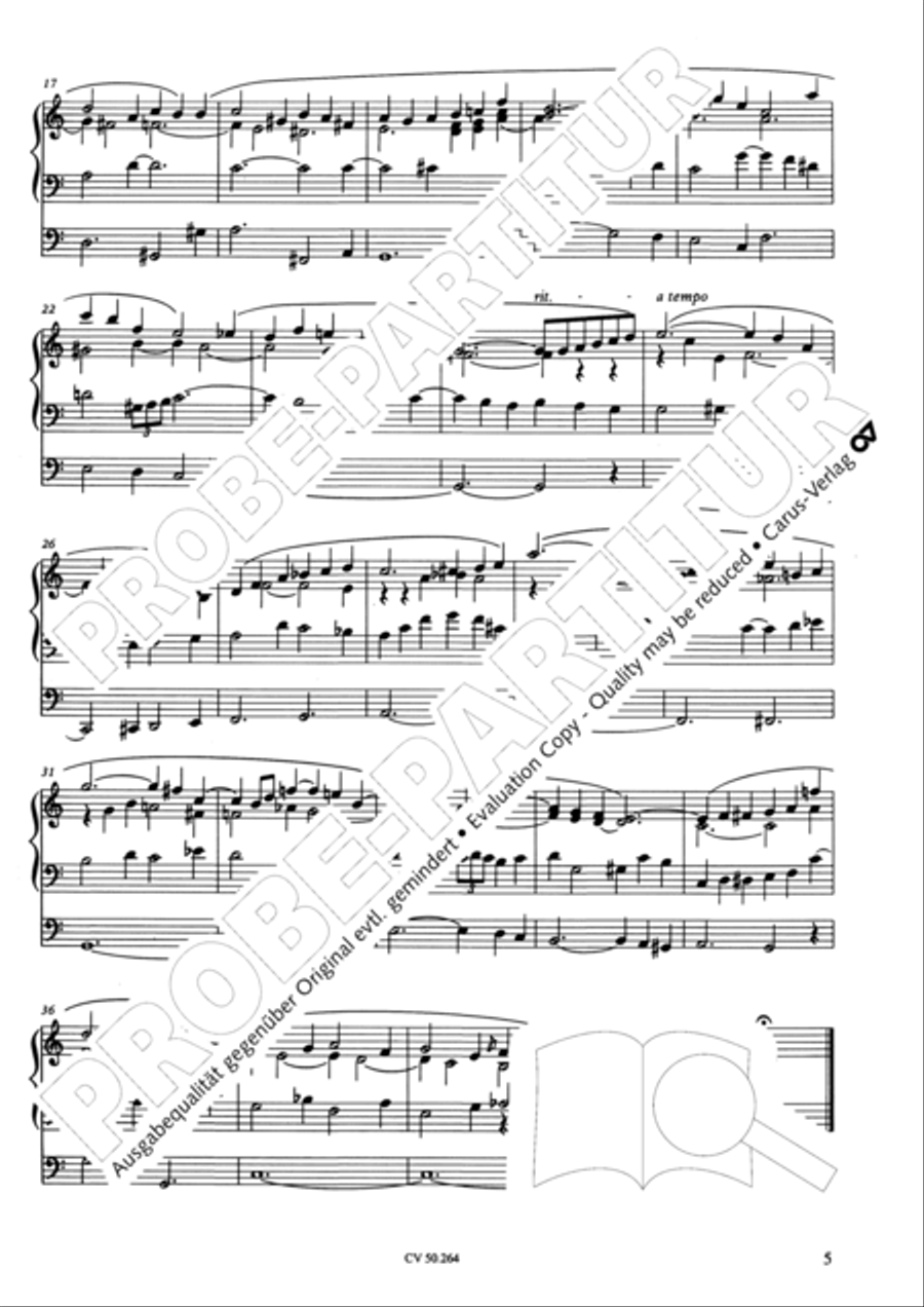 Free organ music for the Worship Service Organ Solo scores gallery preview page 6