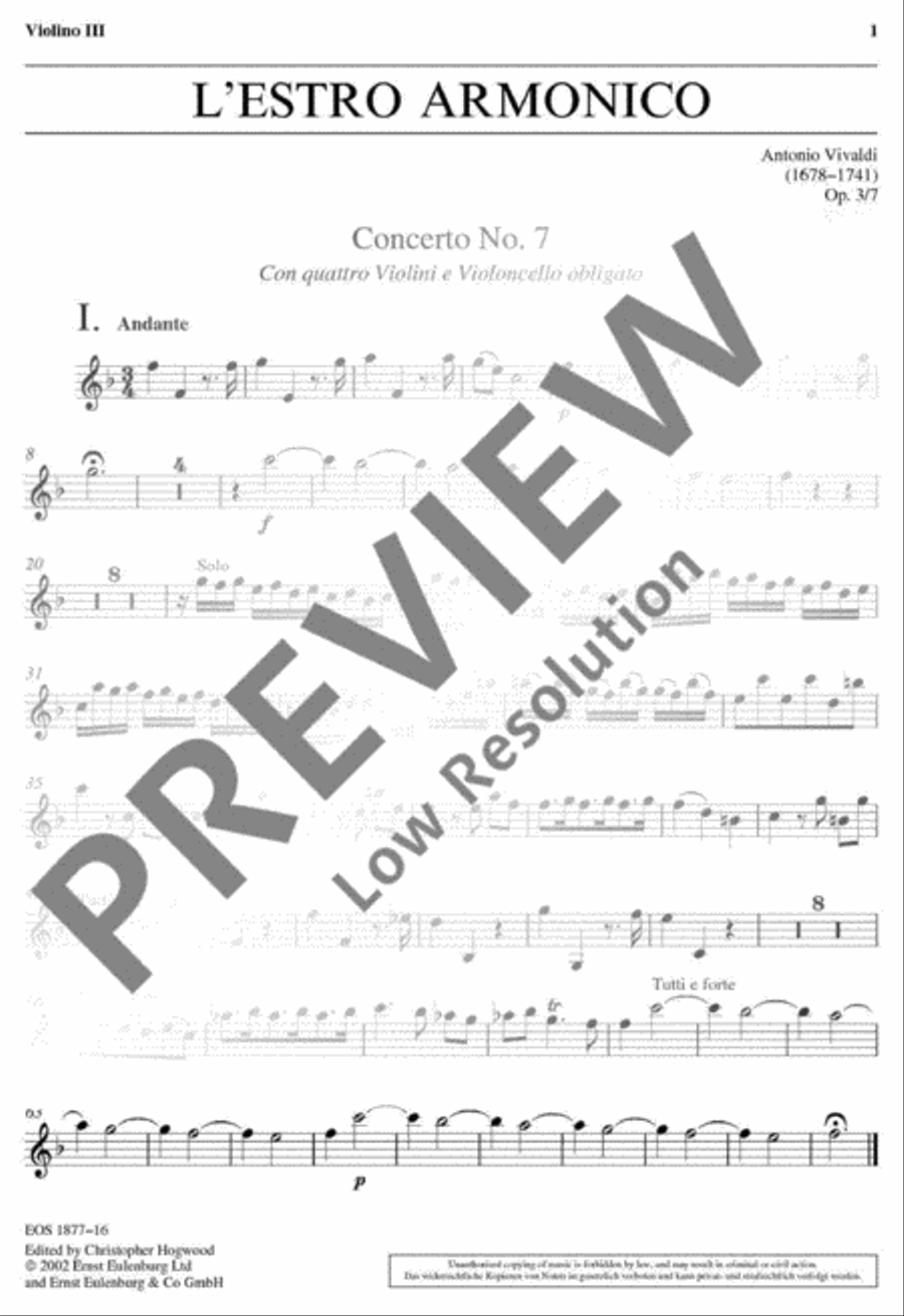 L'Estro Armonico L'Estro Armonico Part scores gallery preview page 2