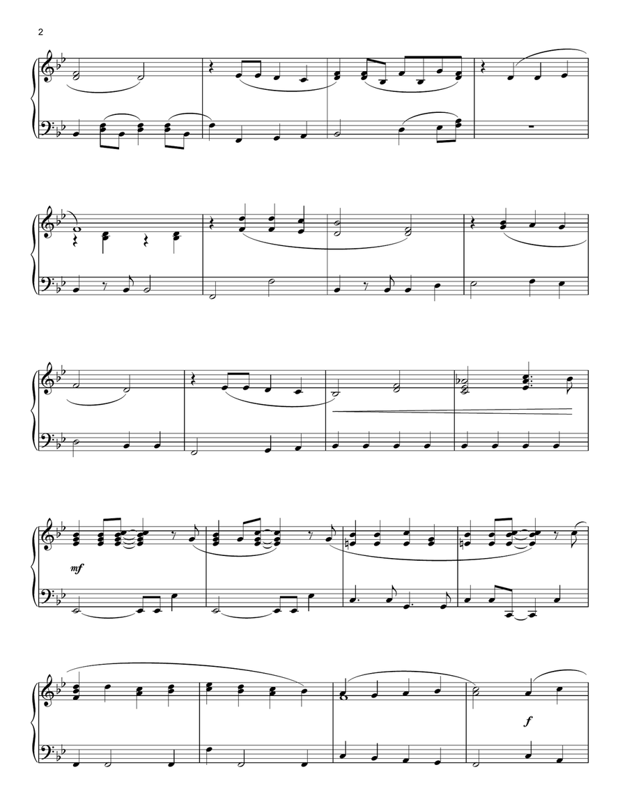 Any Dream Will Do Piano Solo scores gallery preview page 2