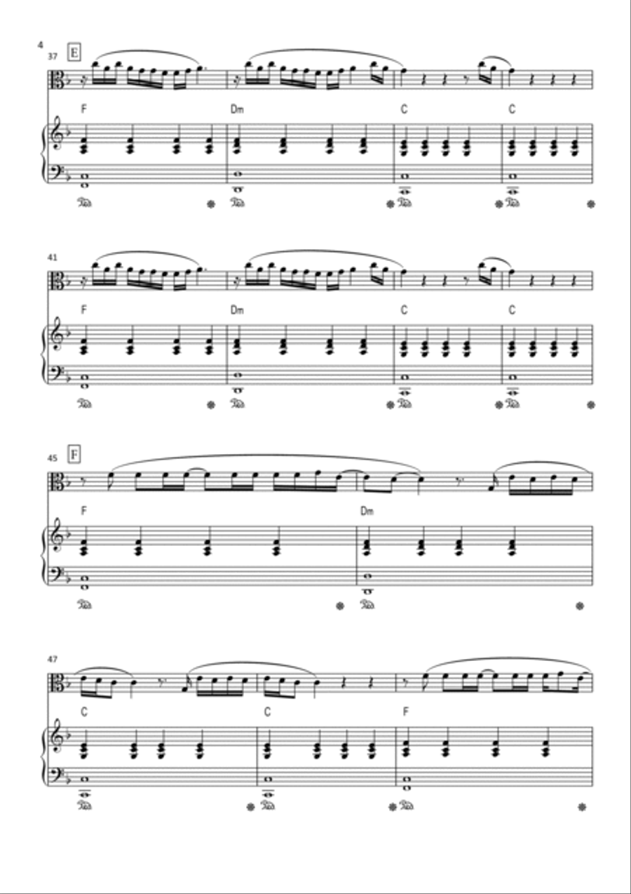 Sign Of The Times Sign Of The Times Viola scores gallery preview page 4