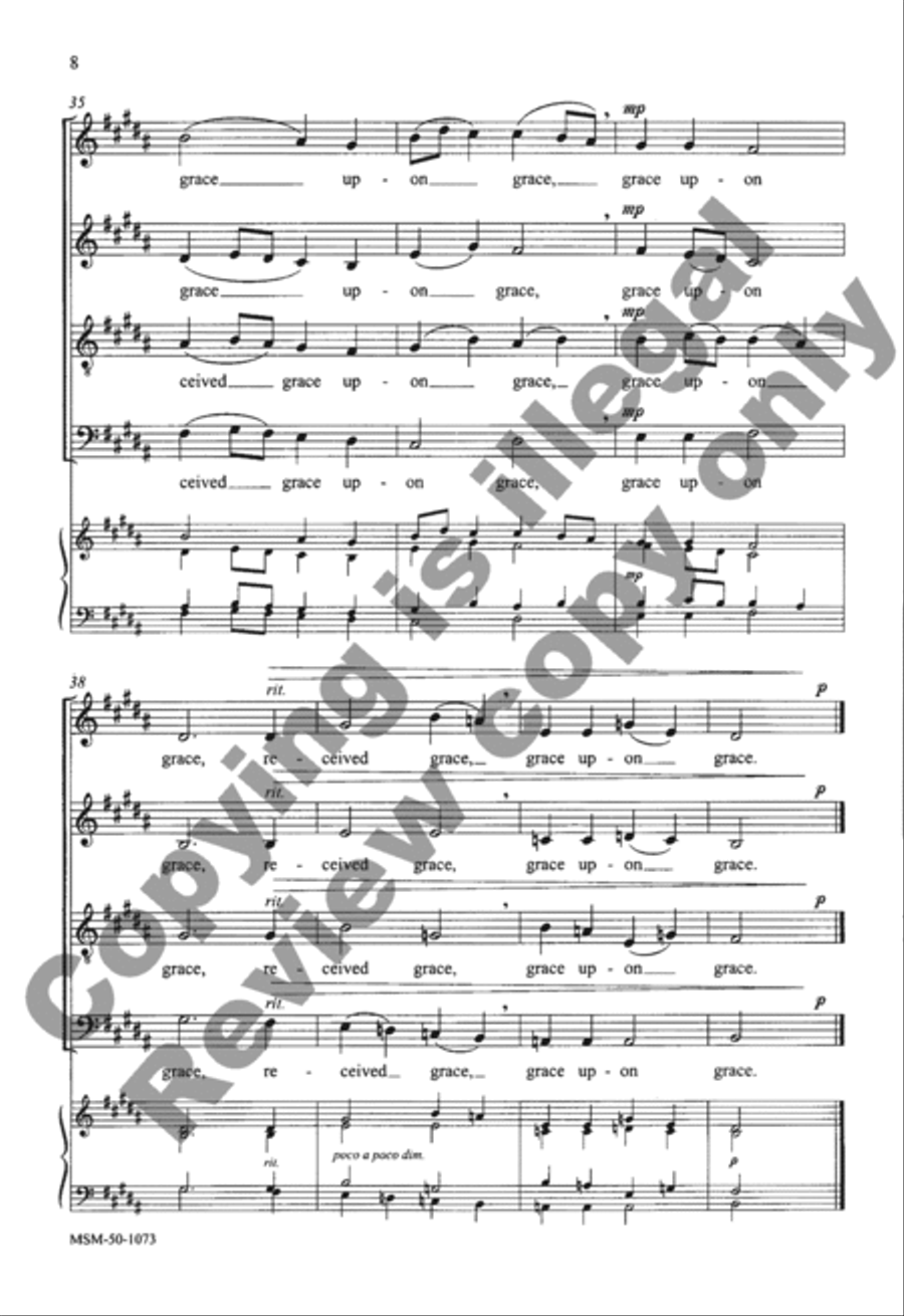 And the Word Became Flesh 4-Part scores gallery preview page 15