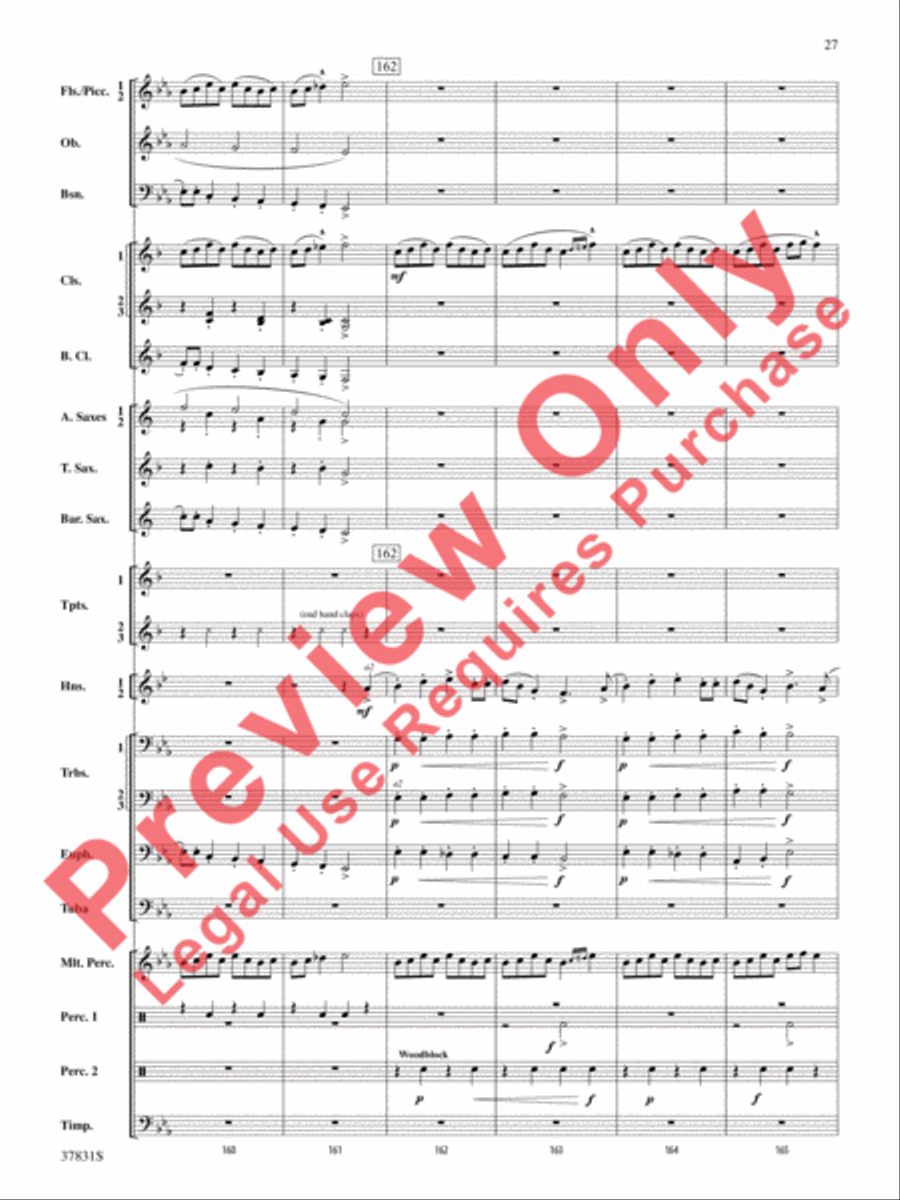 Saddle Up! Saddle Up! Concert Band scores gallery preview page 28