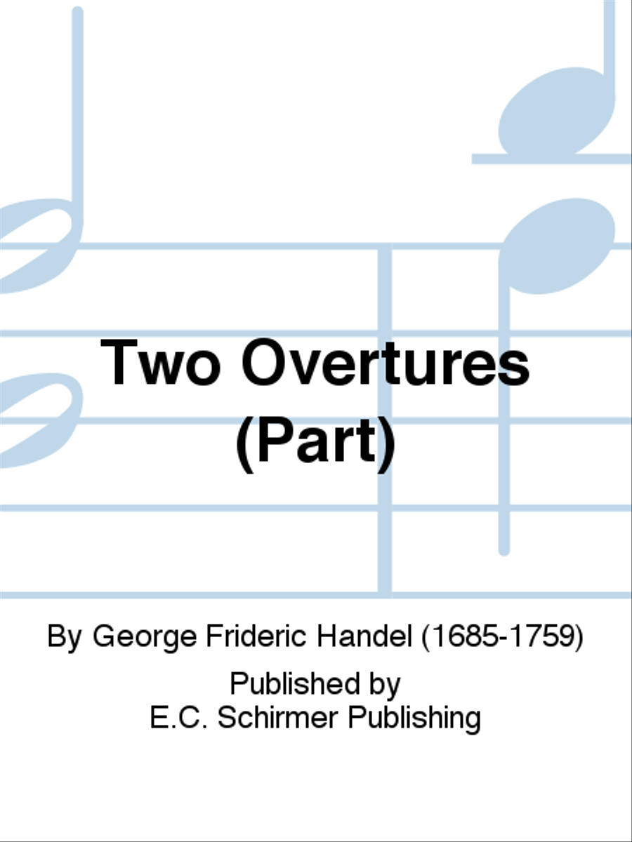 Two Overtures (Viola Part) Viola scores gallery preview page 1