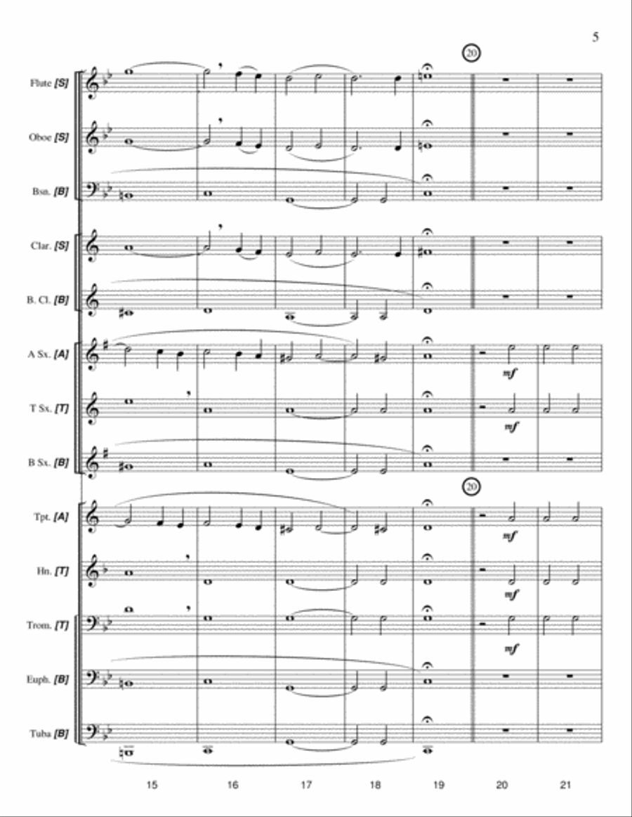 KYRIE ELEISON (concert band, medium easy, score, parts & license to copy) image number null