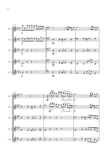 Fur Elise - Jazz Arrangement for Flute Quartet image number null